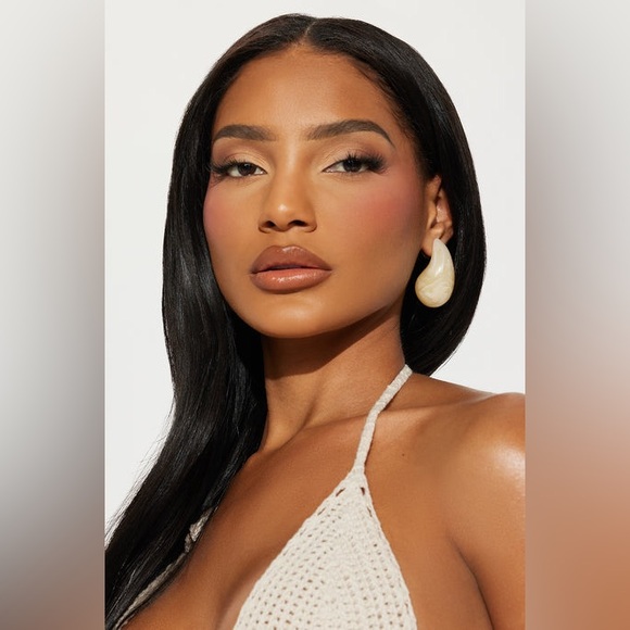 House of Harlow 1960 Cream‎ Teardrop Earrings - Picture 7 of 12